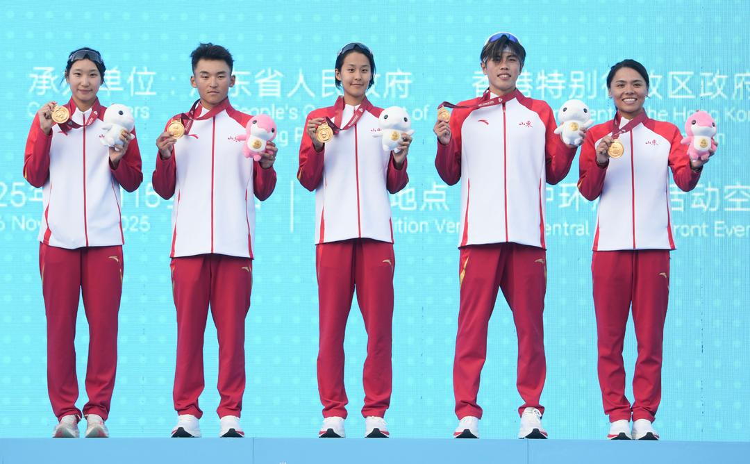 十五运会铁三混合接力 山东队成功卫冕冠军(图3)