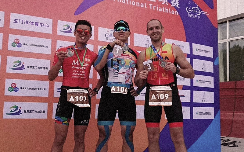 我国首个残疾人铁人三项比赛广东队摘首金！